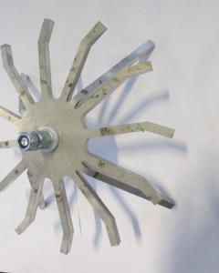 Agitator SST/galv. bolts f/zink hopper M&M